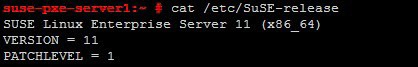 find SuSE version